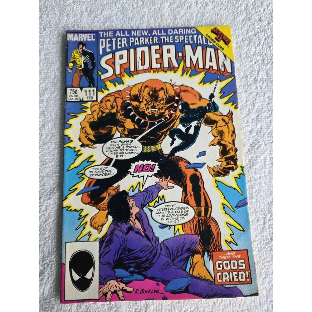 Peter Parker, The Spectacular Spider-Man #111 Marvel Comic Book 1986